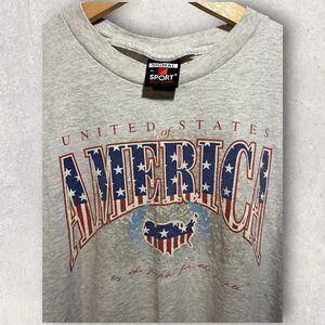 Signal Sport Vintage American Men's Graphic T Shirt Single Stitch‎ Gray Size XL